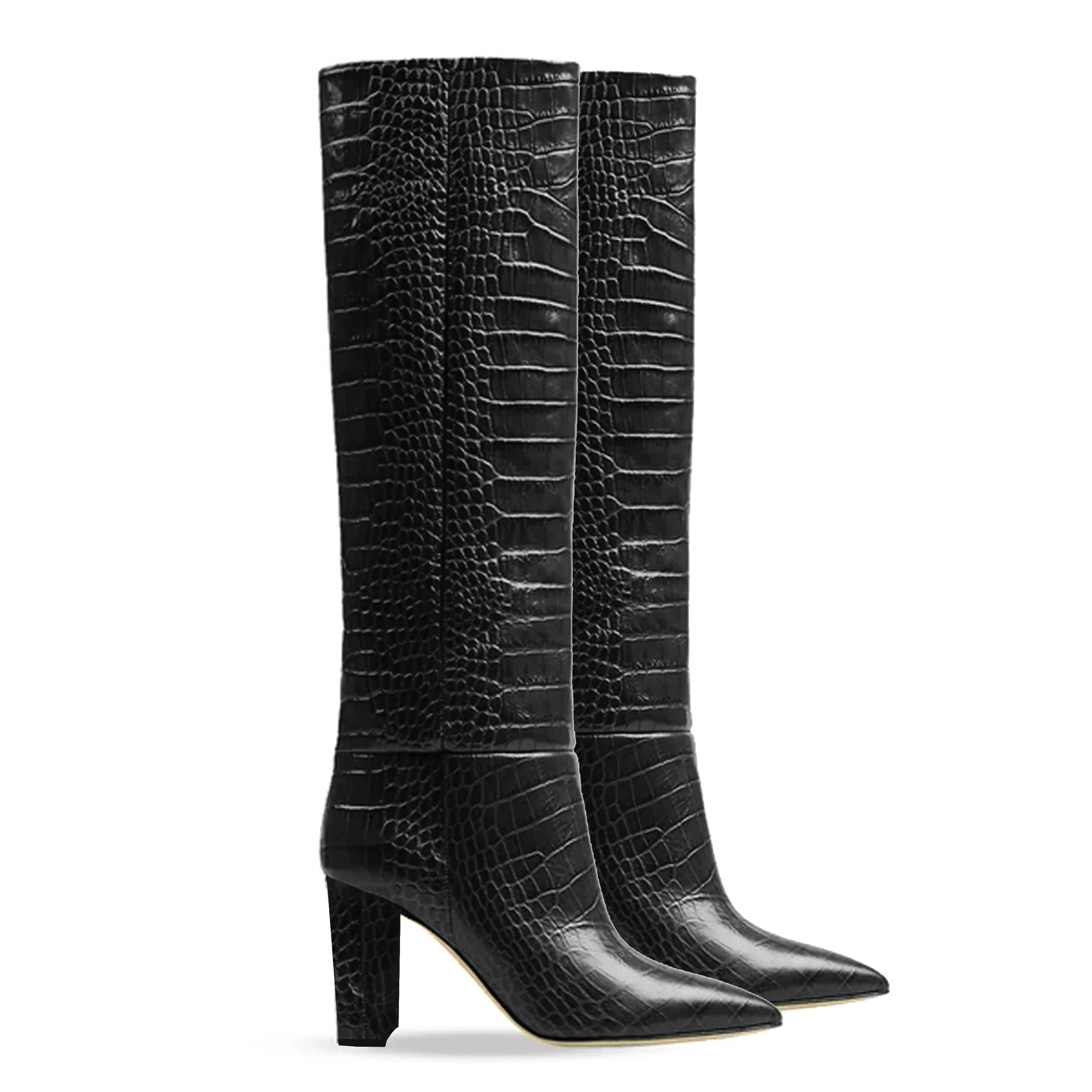 PATRICIA PRINT CROC BLACK