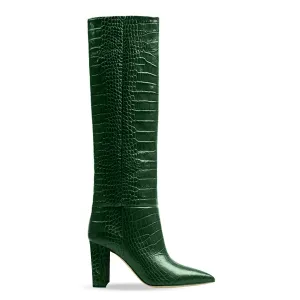 PATRICIA PRINT CROC GREEN