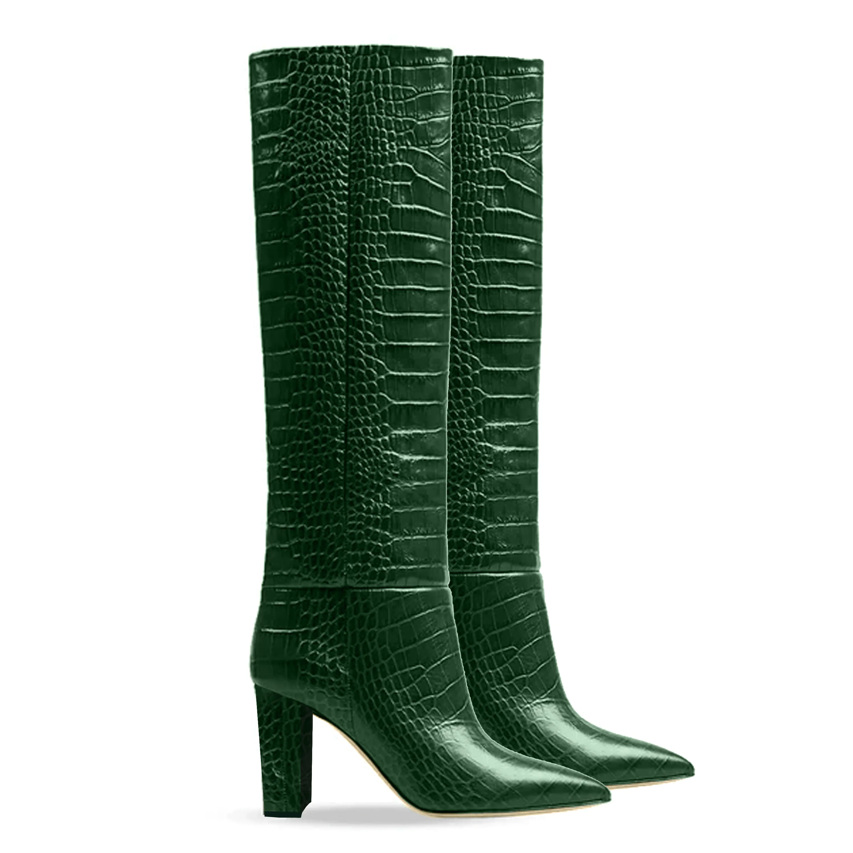PATRICIA PRINT CROC GREEN