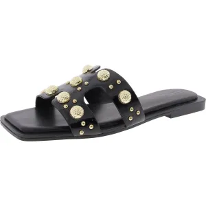 PEETA Womens Beaded Manmade Slide Sandals