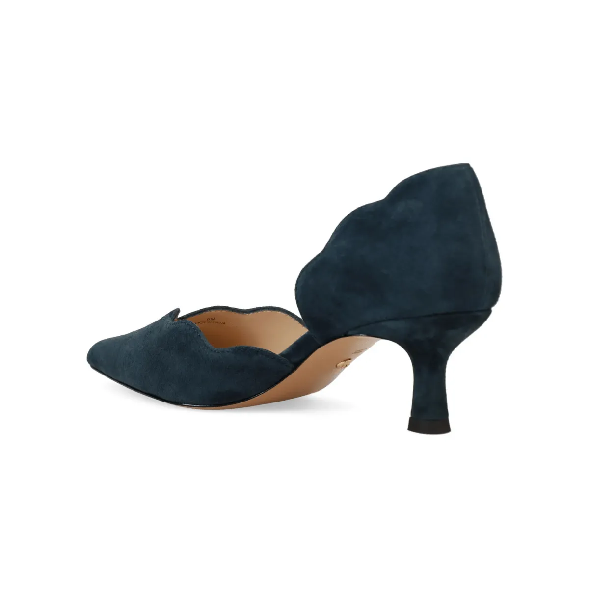 Pelle Moda Women's Keala d'Orsay Midnight Kid Suede