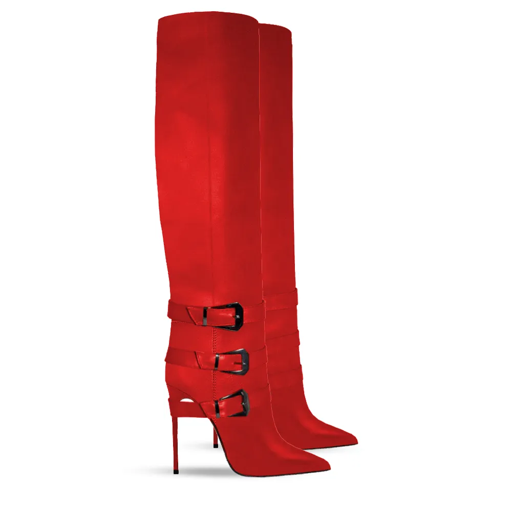 PENELOPE RED LEATHER