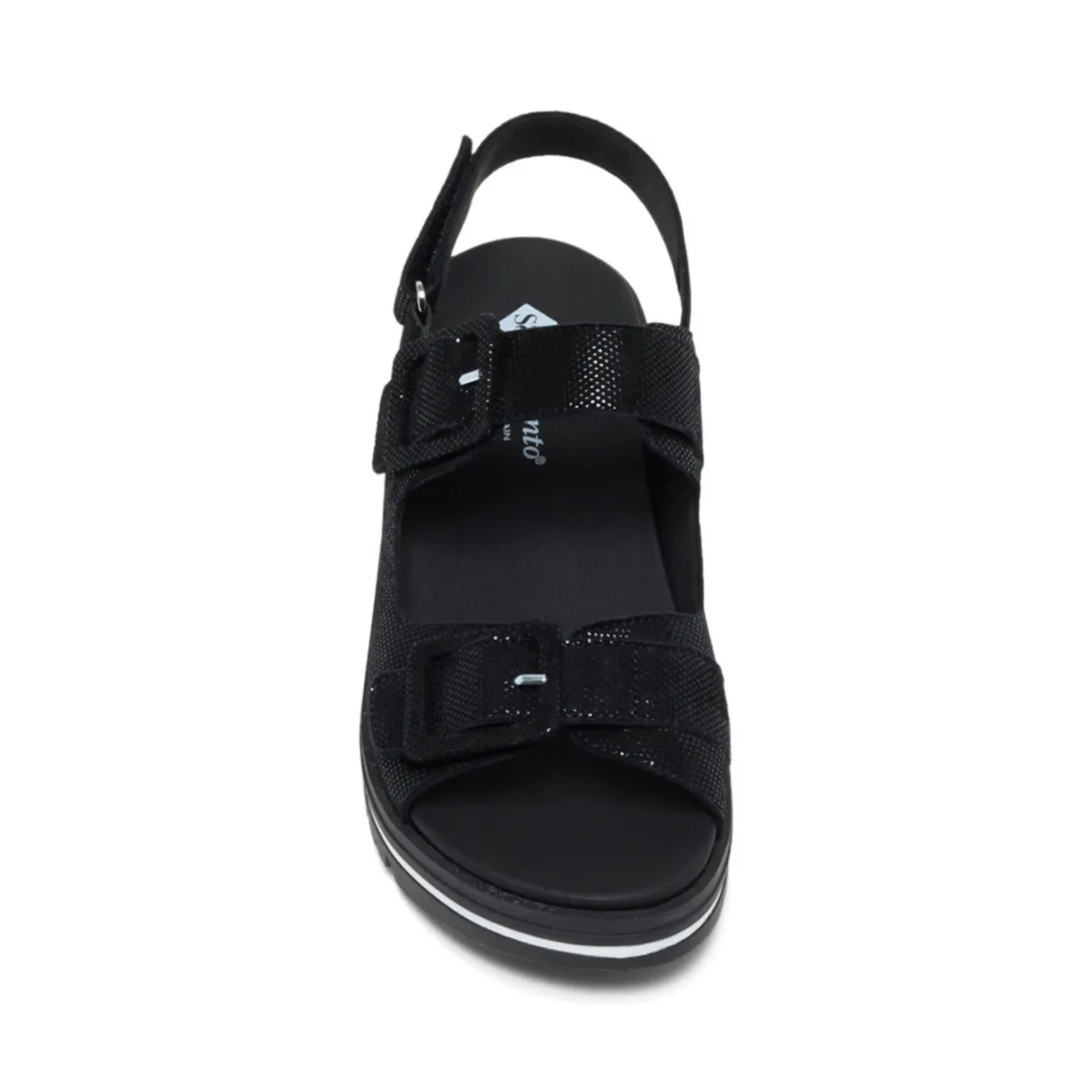 Pie Santo Women's 230825 Black Dallas Leather