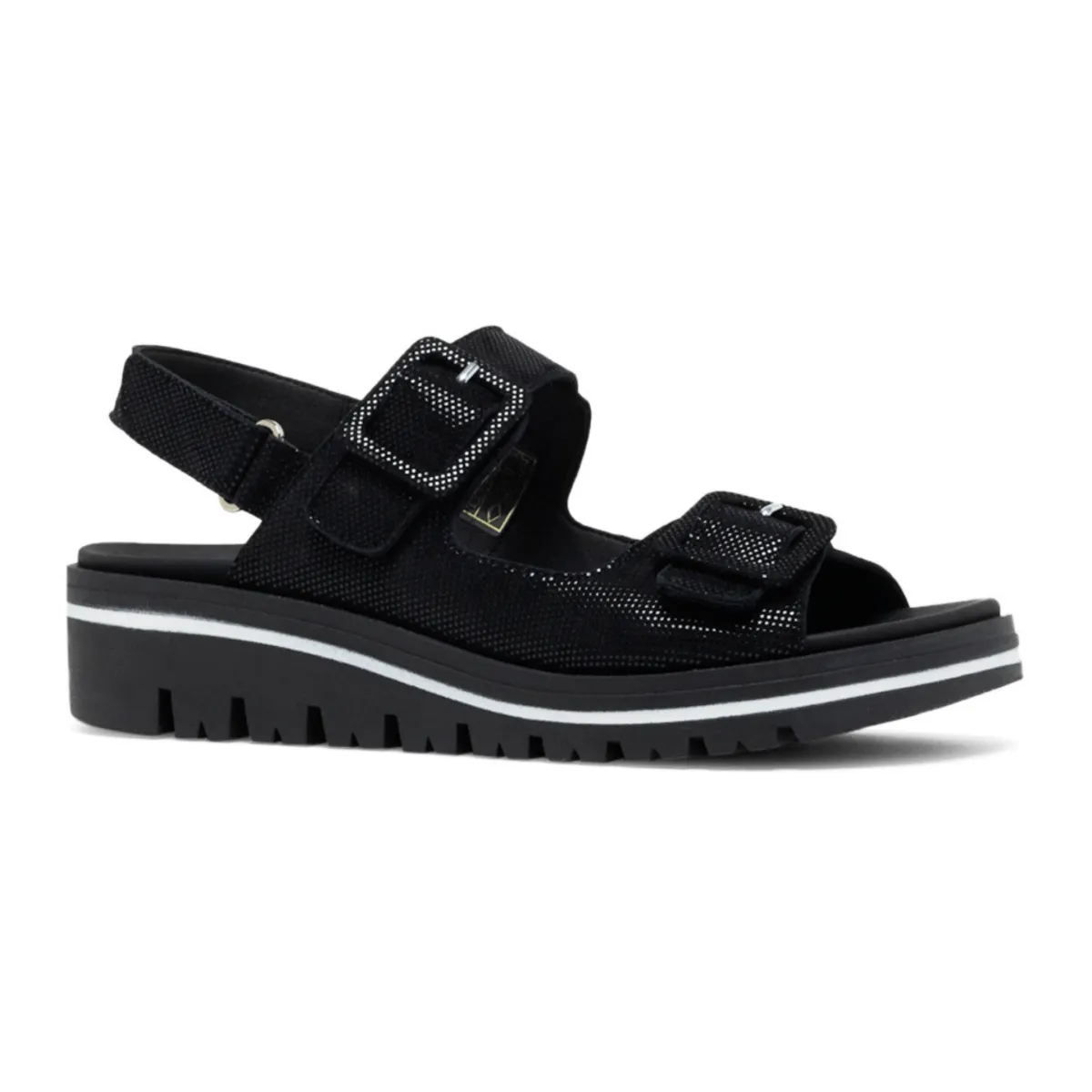 Pie Santo Women's 230825 Black Dallas Leather