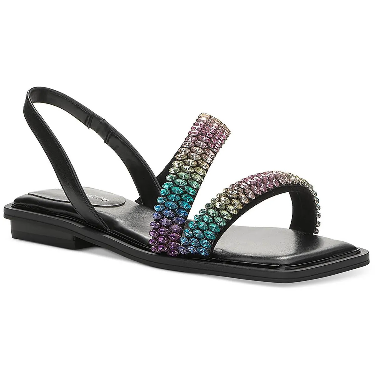 Prizza Womens Faux leather Slip On Slingback Sandals