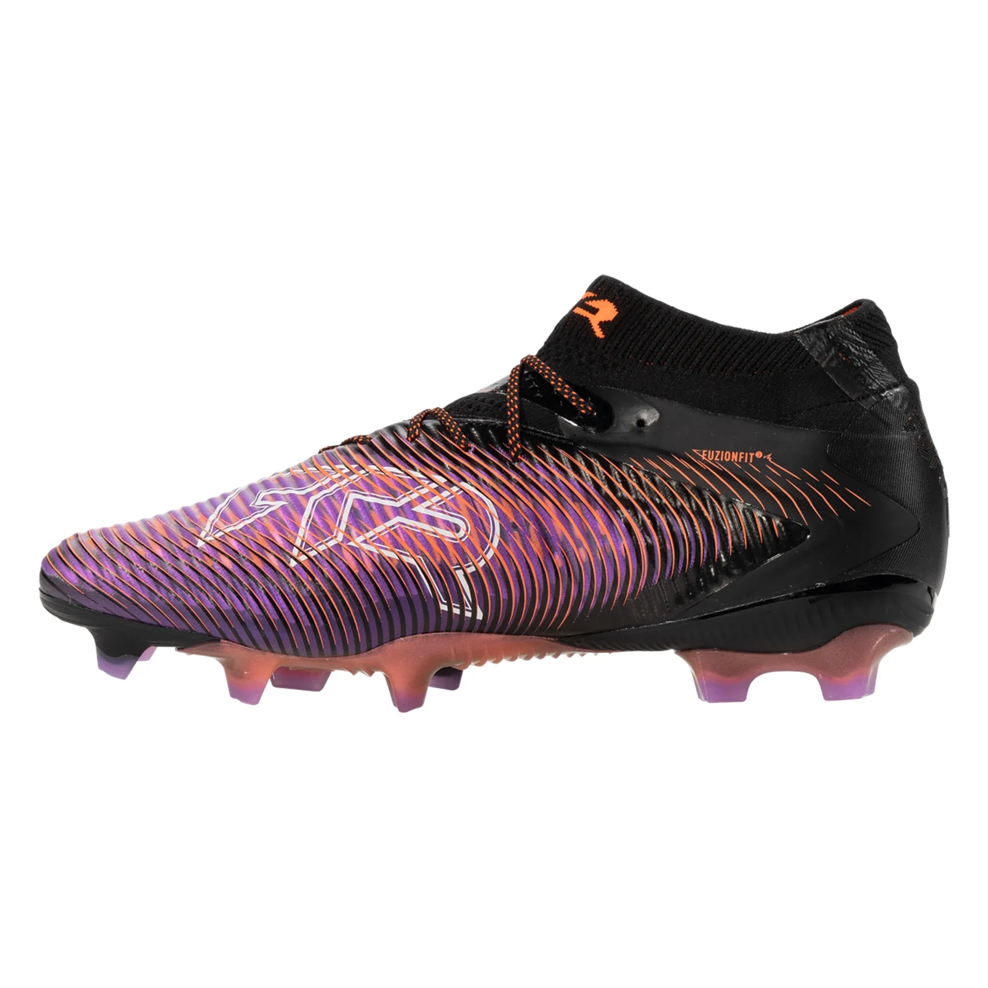 Puma Future 8 Ultimate FG Soccer Cleats (Black/Glowing Red)