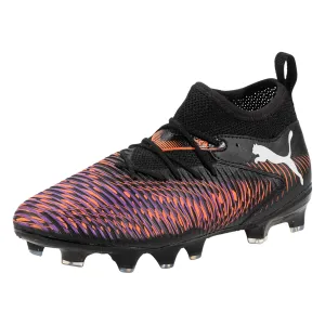 Puma Jr. Future 8 Match FG/AG Soccer Cleats (Black/Glowing Red)