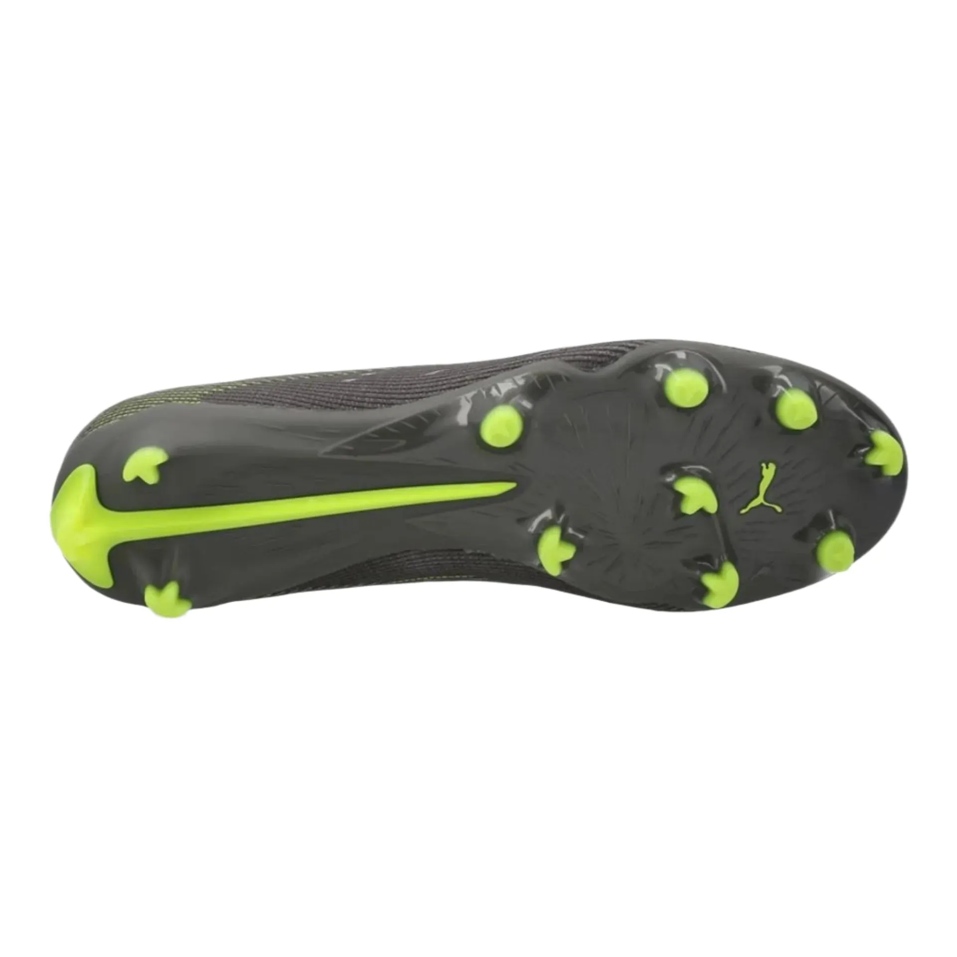 Puma Ultra 5 Pro FG/AG Soccer Cleats (Matte Aged Silver-Yellow Alert-Sun Struck)
