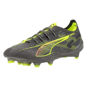 Puma Ultra 5 Ultimate FG Soccer Cleats (Matte Aged Silver-Yellow Alert-Sun Struck)
