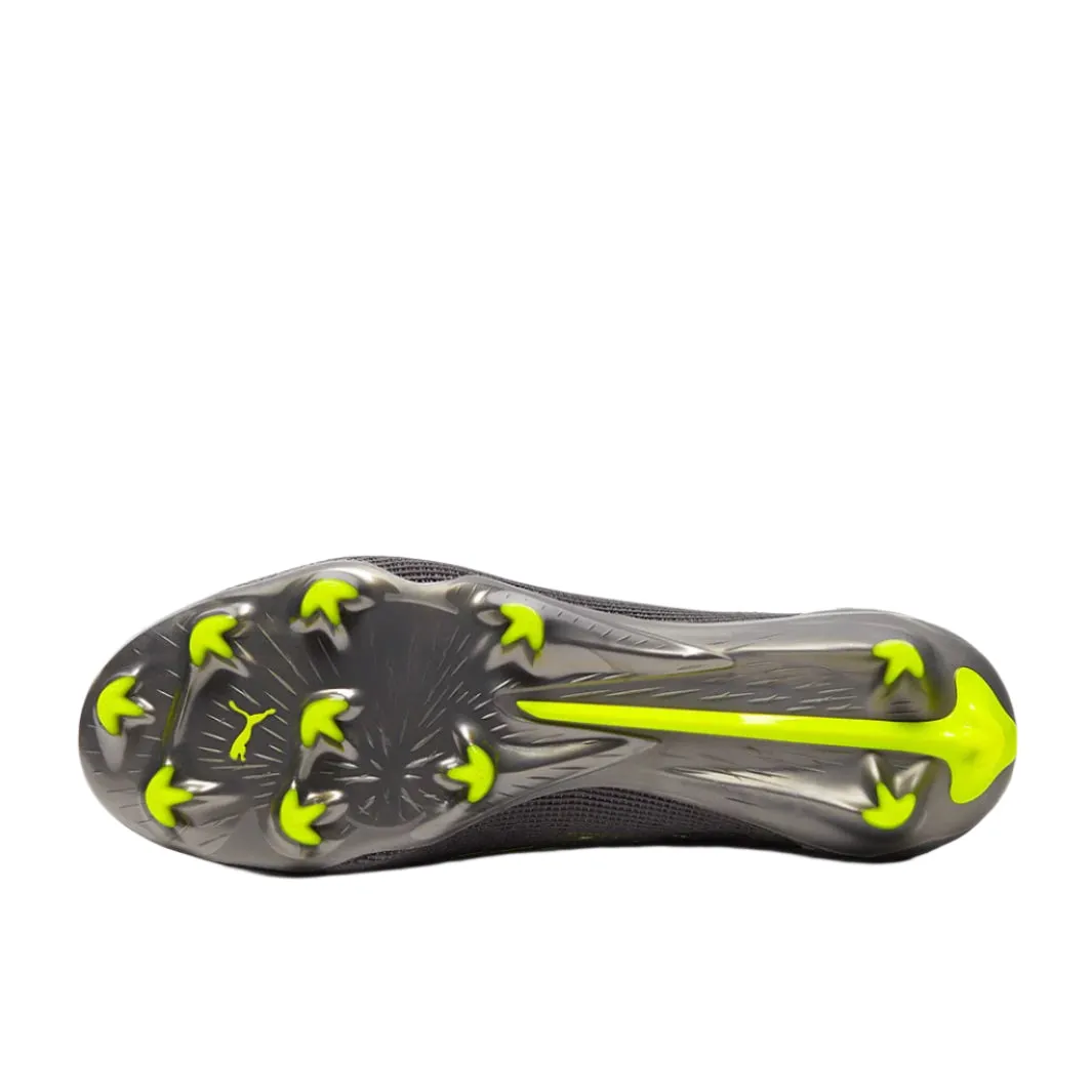 Puma Ultra 5 Ultimate FG Soccer Cleats (Matte Aged Silver-Yellow Alert-Sun Struck)