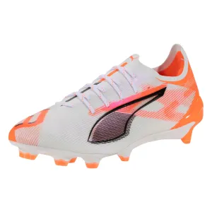 Puma Ultra 5 Ultimate FG Soccer Cleats (Puma White/Puma Black/Red)