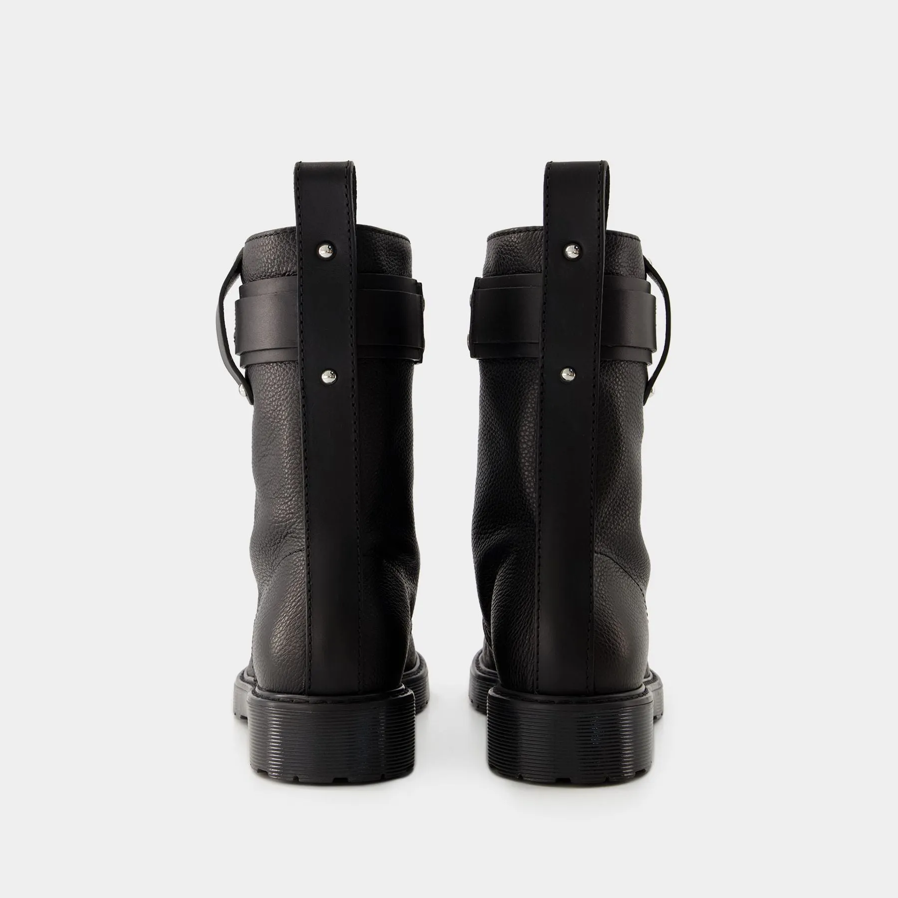 Punk Combat Boots - J.W. Anderson - Leather - Black