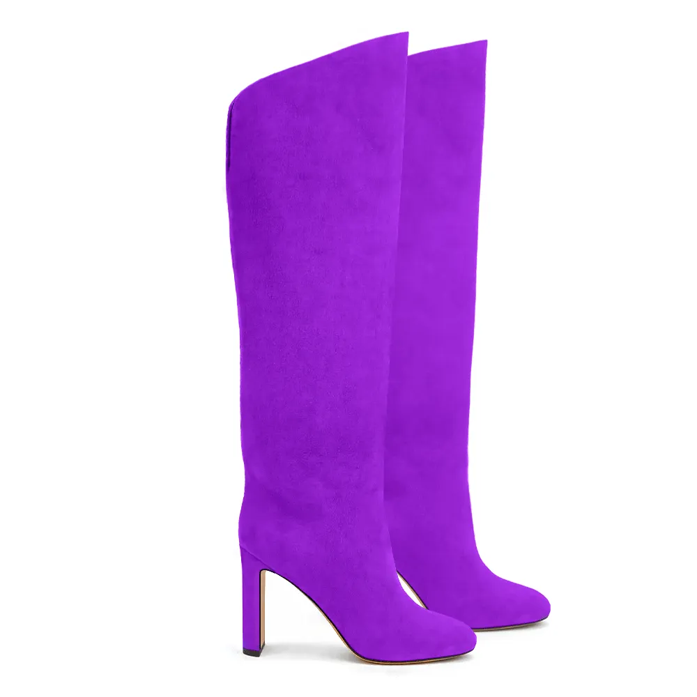 PURPLE SUEDE GENEVA