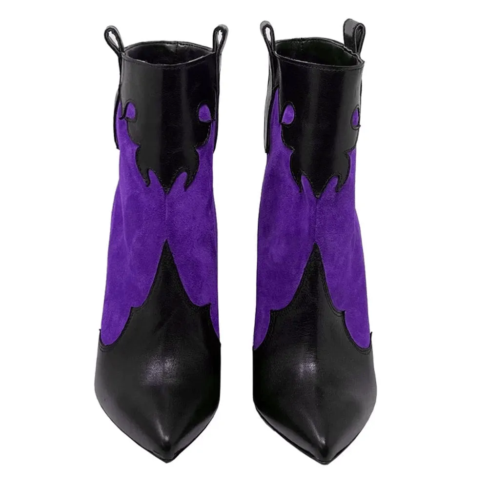 PURPLE SUEDE STEFANY