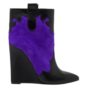 PURPLE SUEDE STEFANY