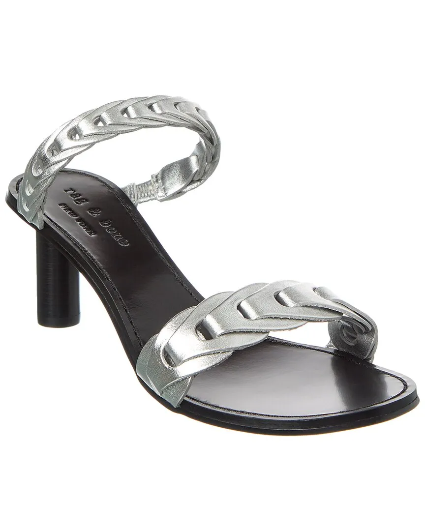 rag & bone Infinity Mid Heel Leather Sandal