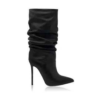 RAISSA BLACK LEATHER