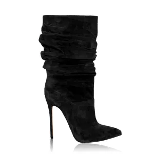 RAISSA BLACK SUEDE