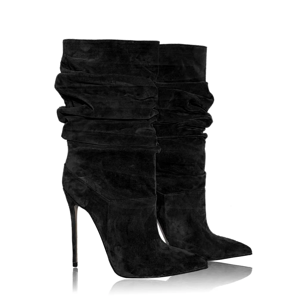 RAISSA BLACK SUEDE