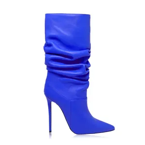 RAISSA BLUE LEATHER