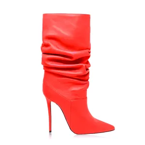 RAISSA RED LEATHER