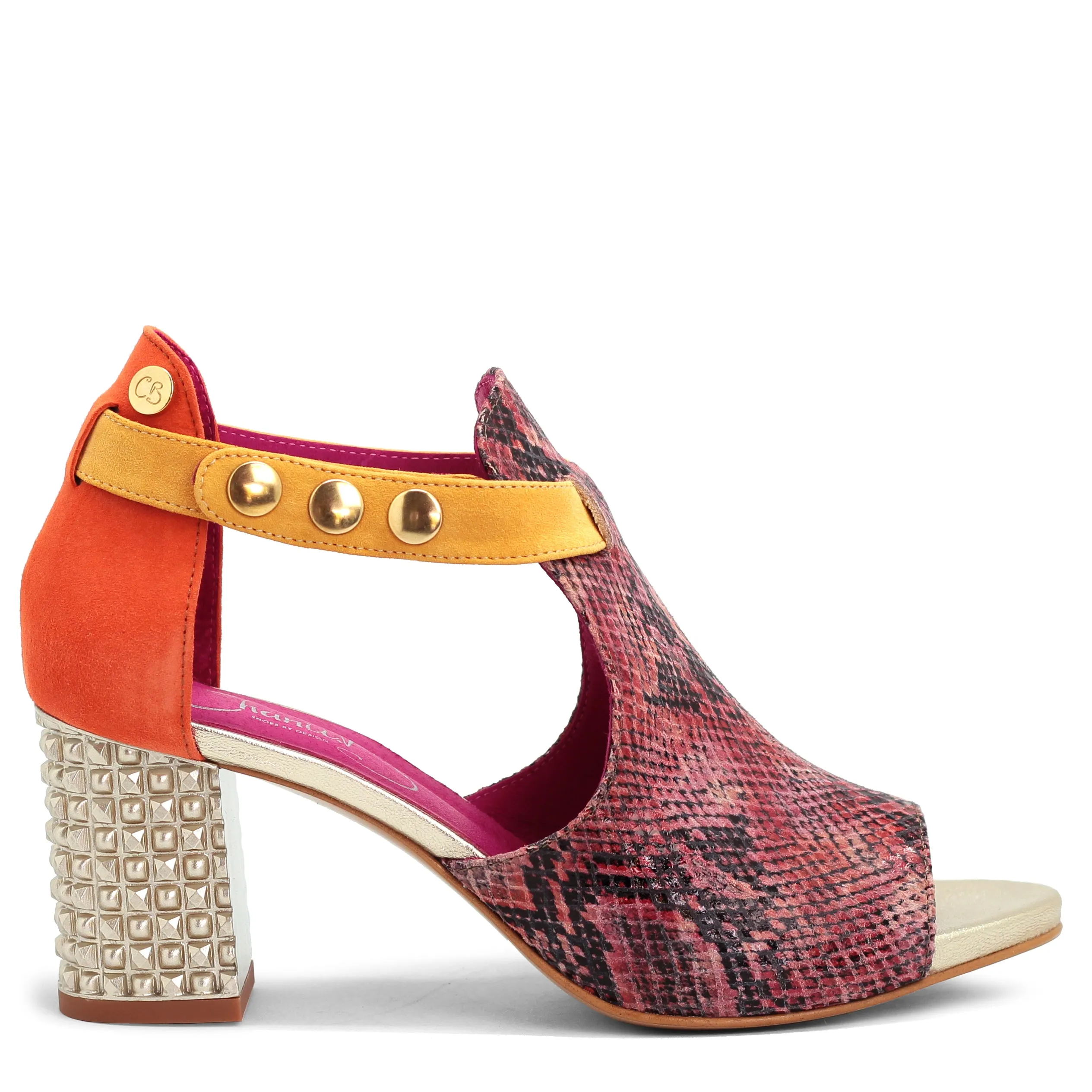 Rayon - Coral orange sandal