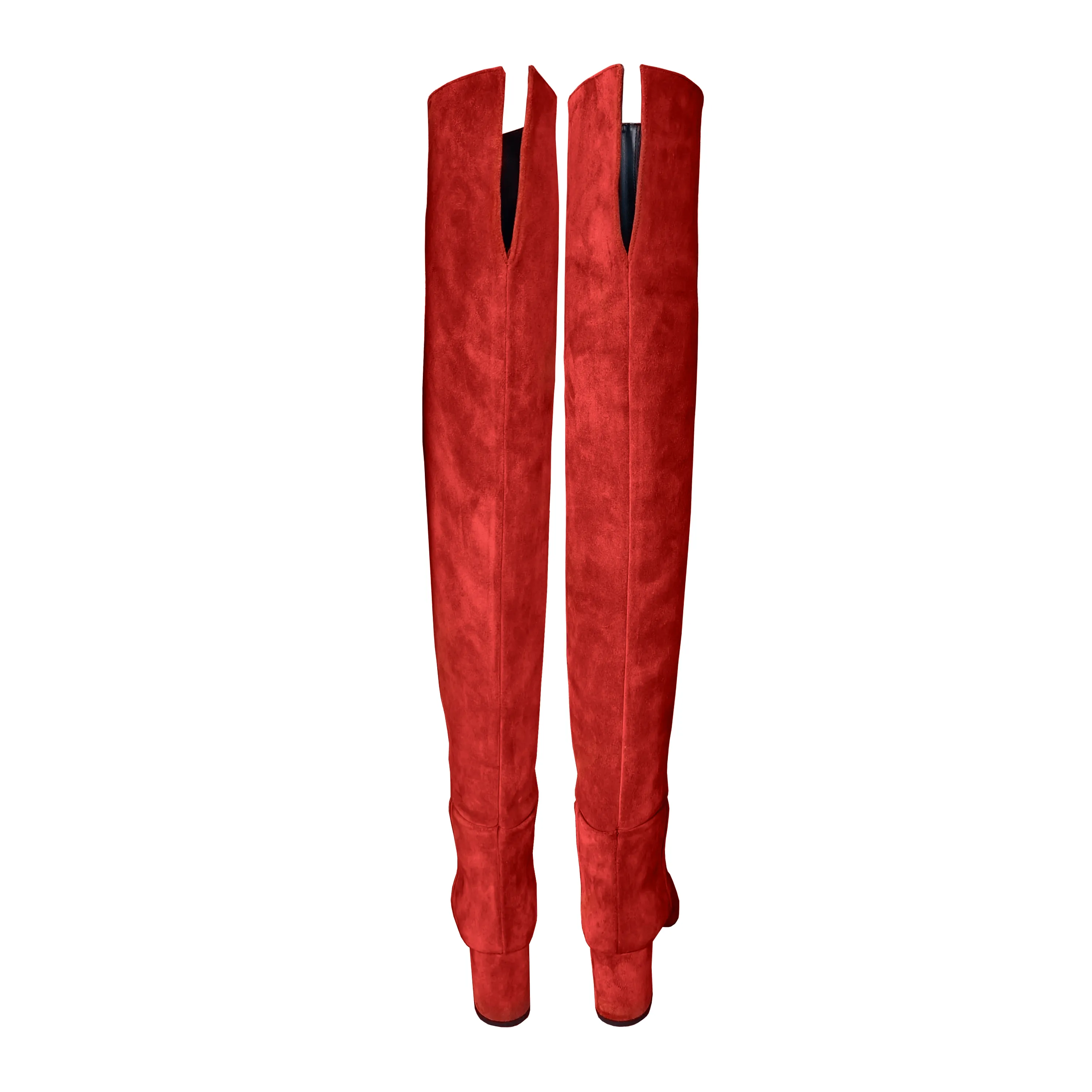 RED SUEDE GILDA