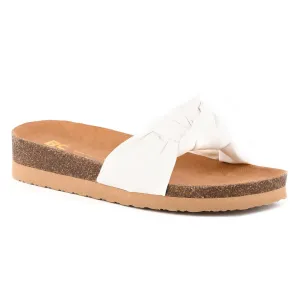 Reunion Womens Faux Suede Slip On Wedge Sandals