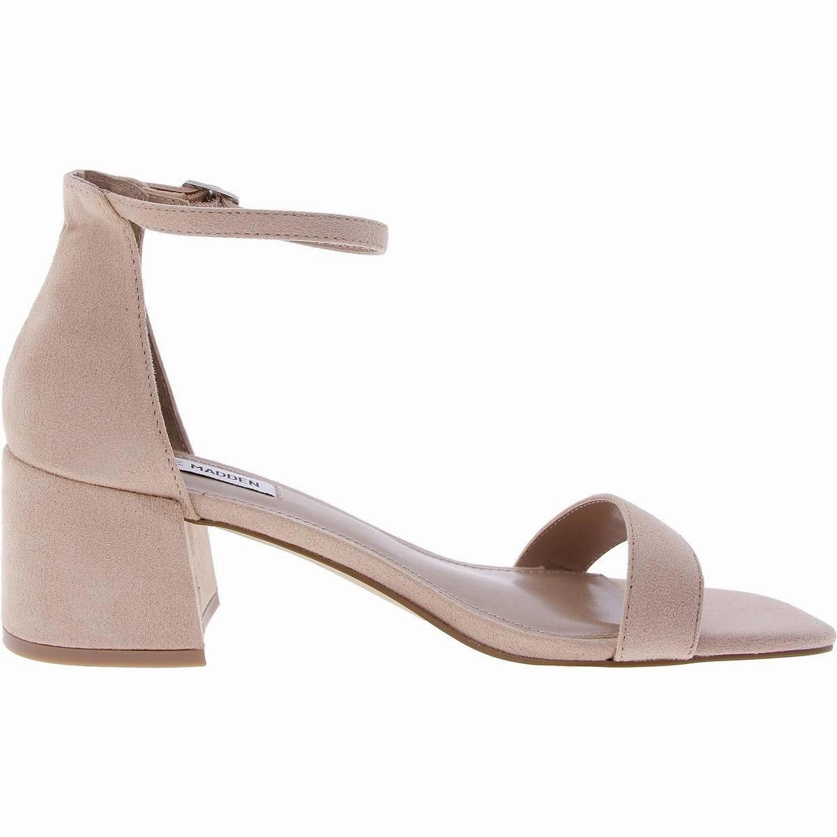 Rina Womens Buckle Faux Suede Ankle Strap