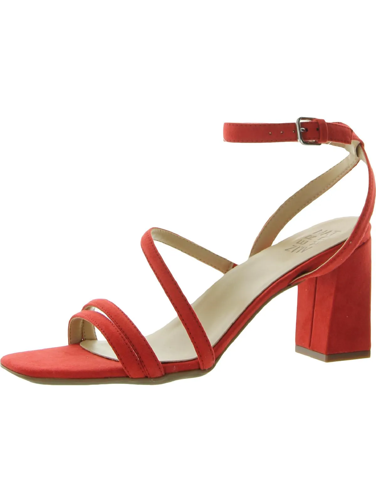Rizzo Womens Padded Insole Square Toe Strappy Sandals
