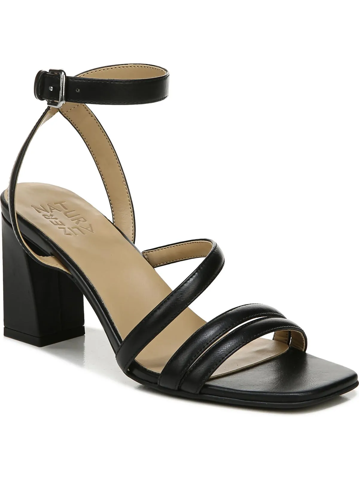 Rizzo Womens Padded Insole Square Toe Strappy Sandals