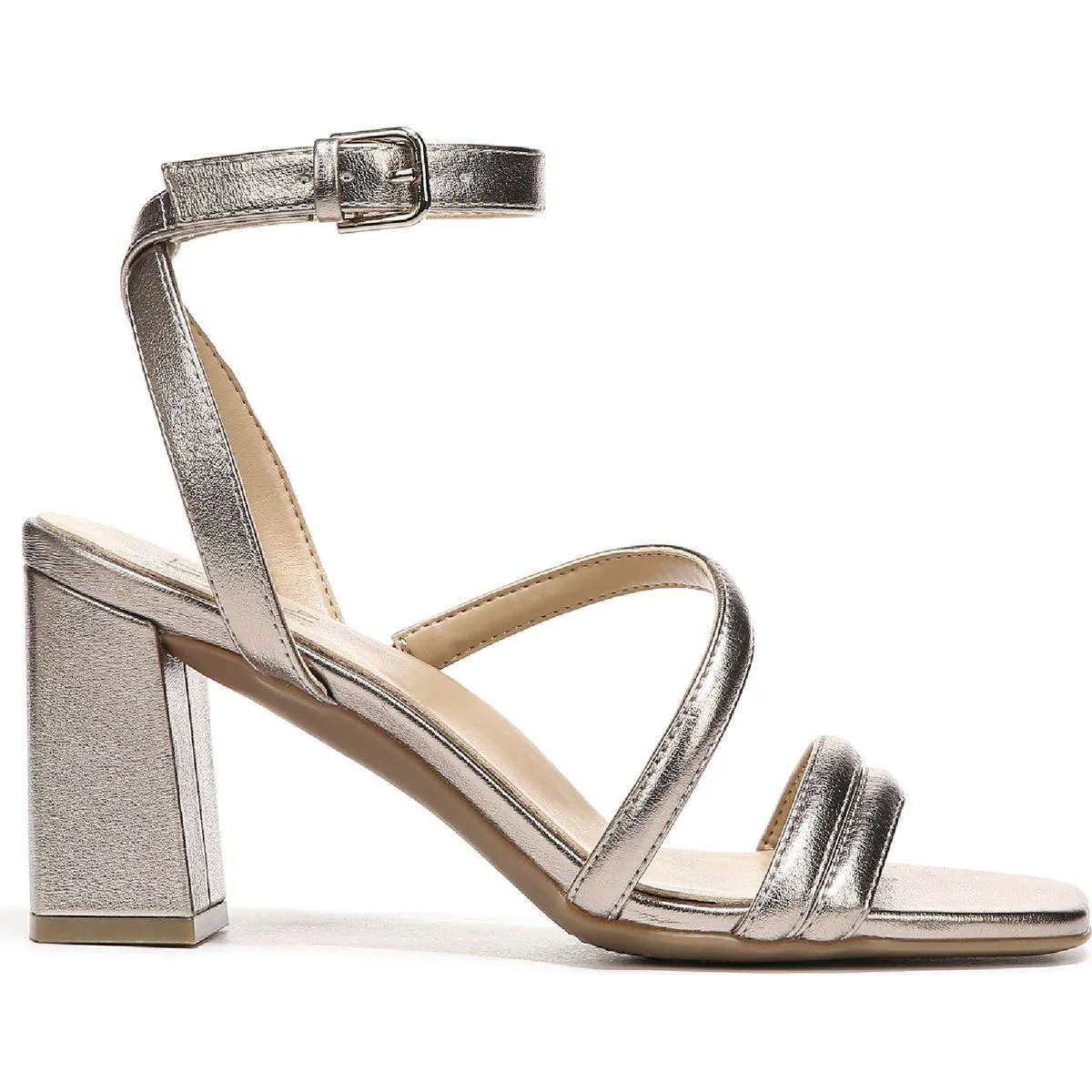 Rizzo Womens Padded Insole Square Toe Strappy Sandals