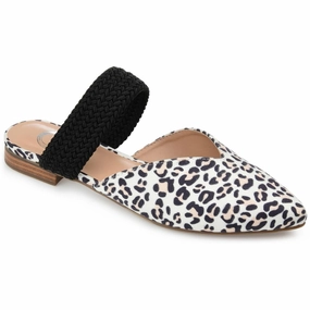 Roxeene Womens Woven Pointed Toes Slide Sandals
