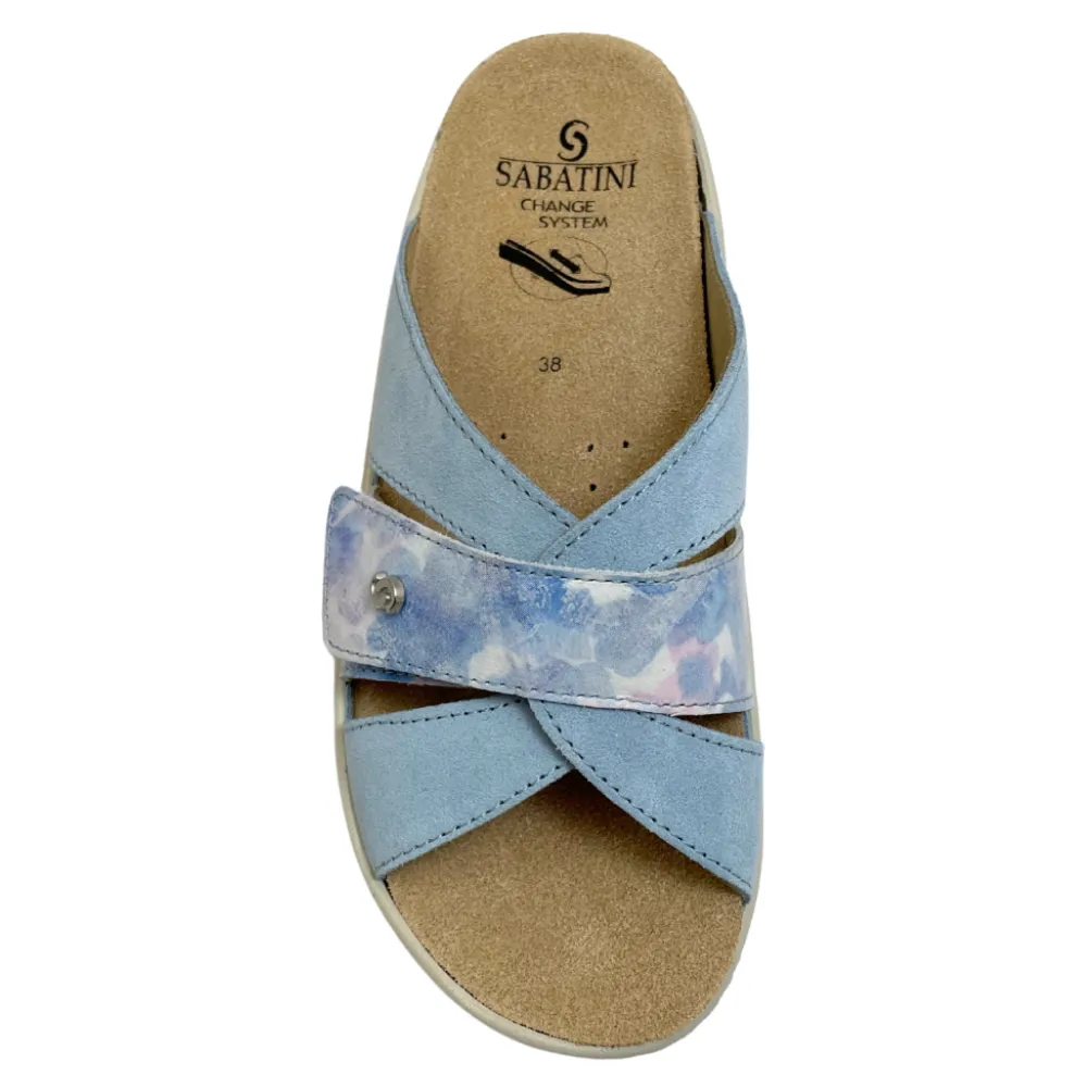 Sabatini Simona Cielo Camoscio/Graffiti Sandal (Women's)