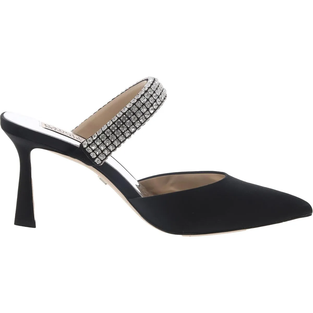 Sadiya Womens Pointed Toe Slip On Heels