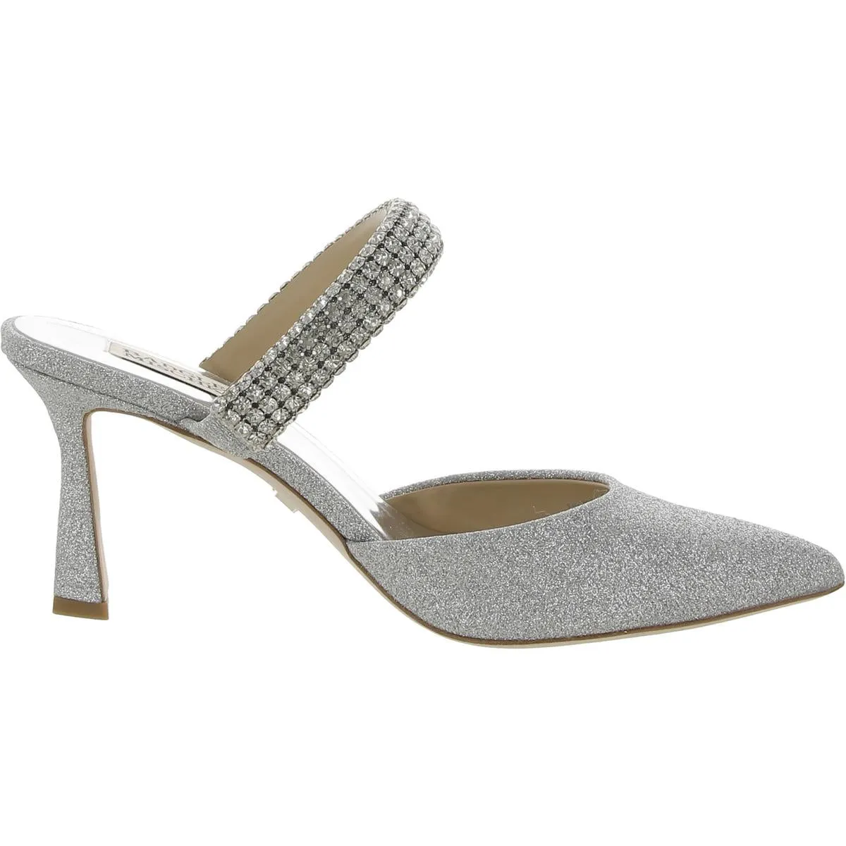 Sadiya Womens Pointed Toe Slip On Heels