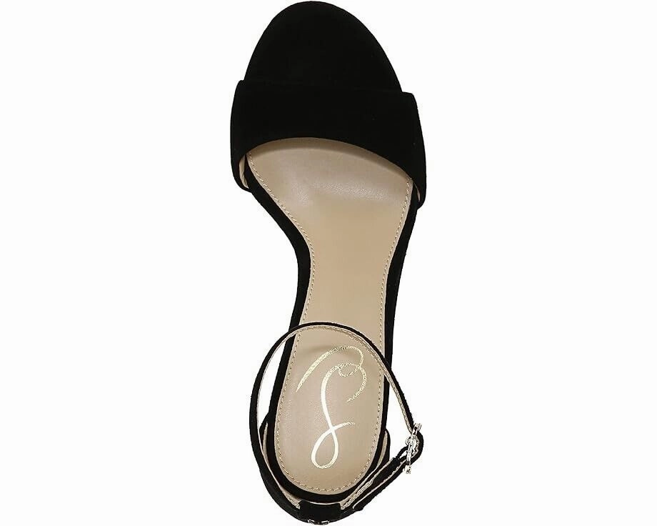 Sam Edelman Robyn I3433L3002 Sandal Women 9 Black Ankle Strap Block Heel KHD1158