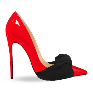 SARAH RED/BLACK PATENT