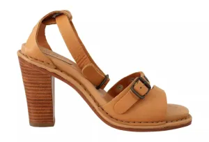 See By Chlo Leather Studded Ankle Strap Sandals Women's Shoes (Pre-Owned)