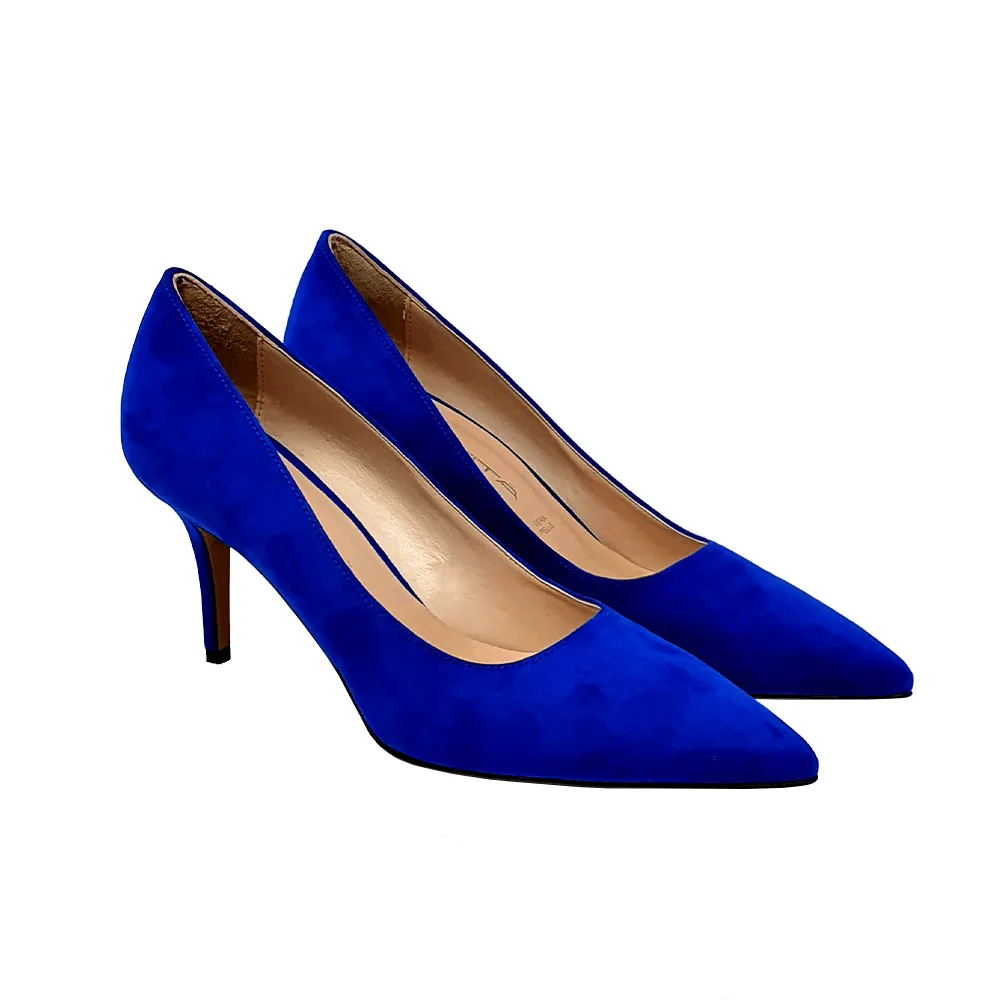 SHANA BLUE SUEDE