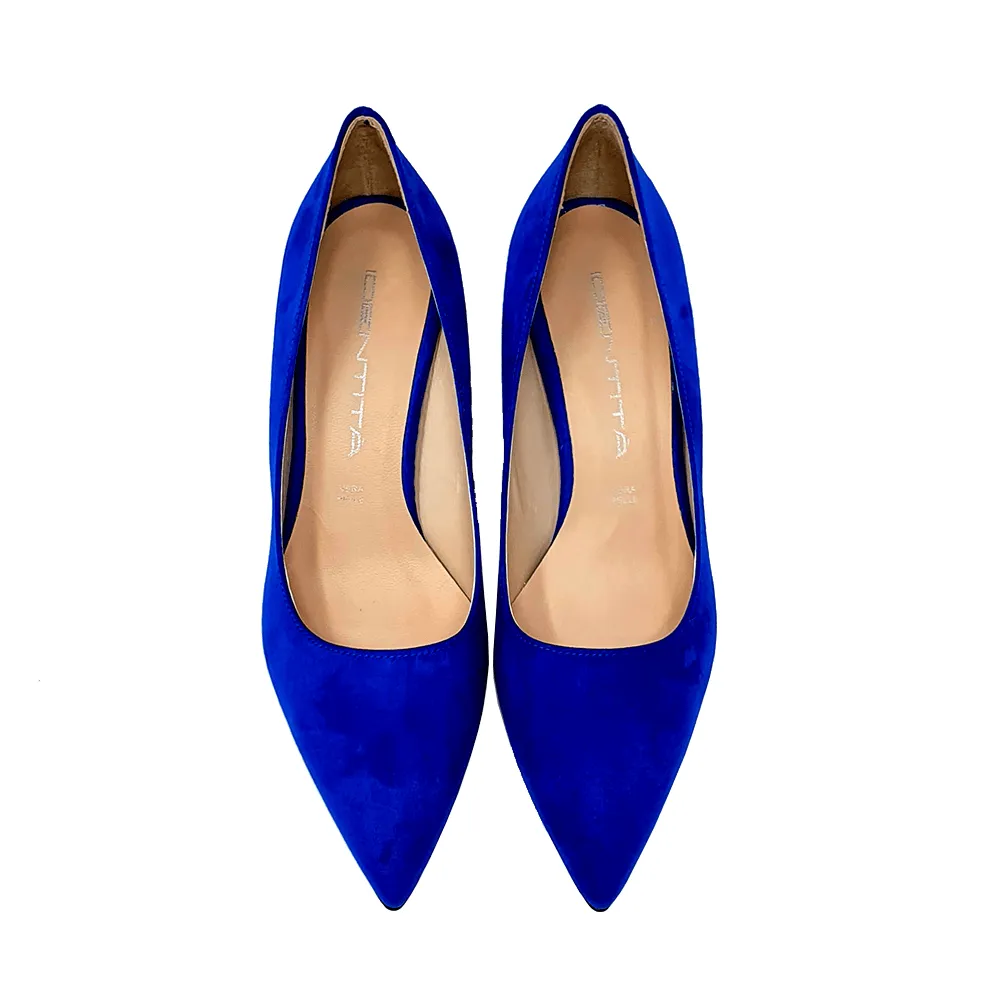 SHANA BLUE SUEDE