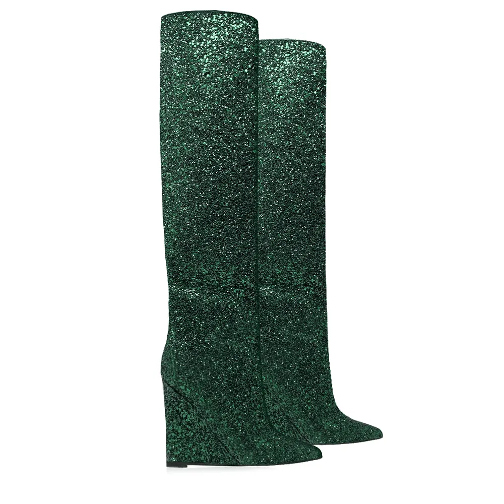 SHINE GLITTER GREEN
