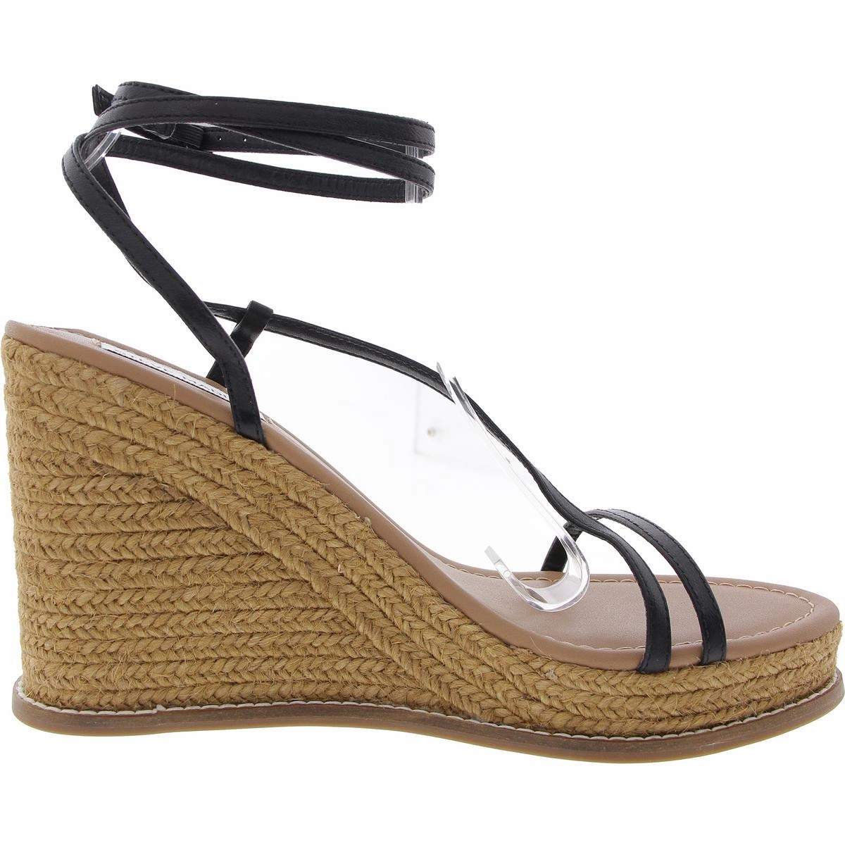Sommer Womens Adjustable Faux Leather Wedge Sandals