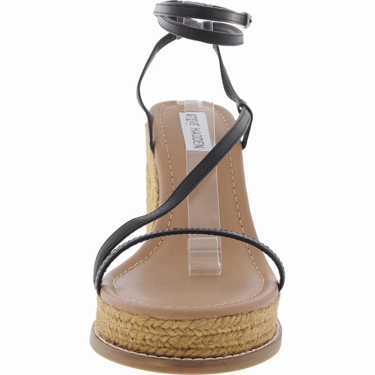Sommer Womens Adjustable Faux Leather Wedge Sandals
