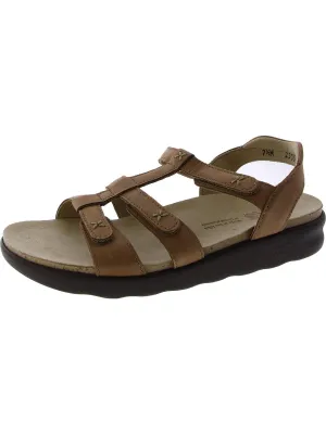 Sorrento Womens Padded Insole Flat Strappy Sandals