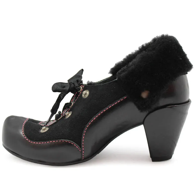 Souffle - Black sheepskin- LAST PAIR 35