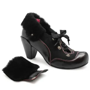 Souffle - Black sheepskin- LAST PAIR 35