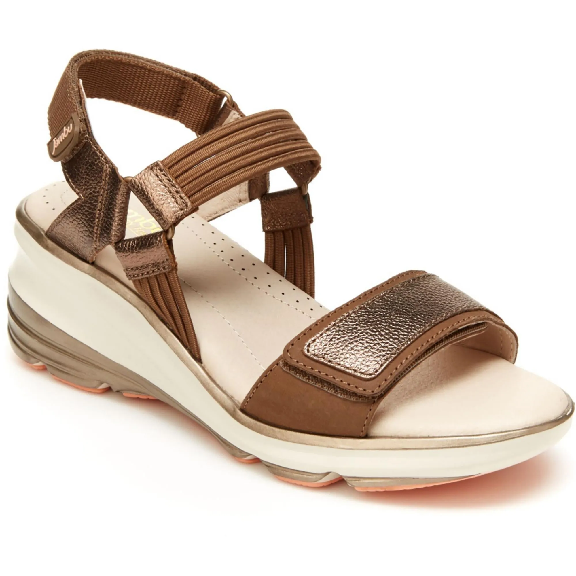 St Tropez Womens Slingback Open Toe Wedge Sandals