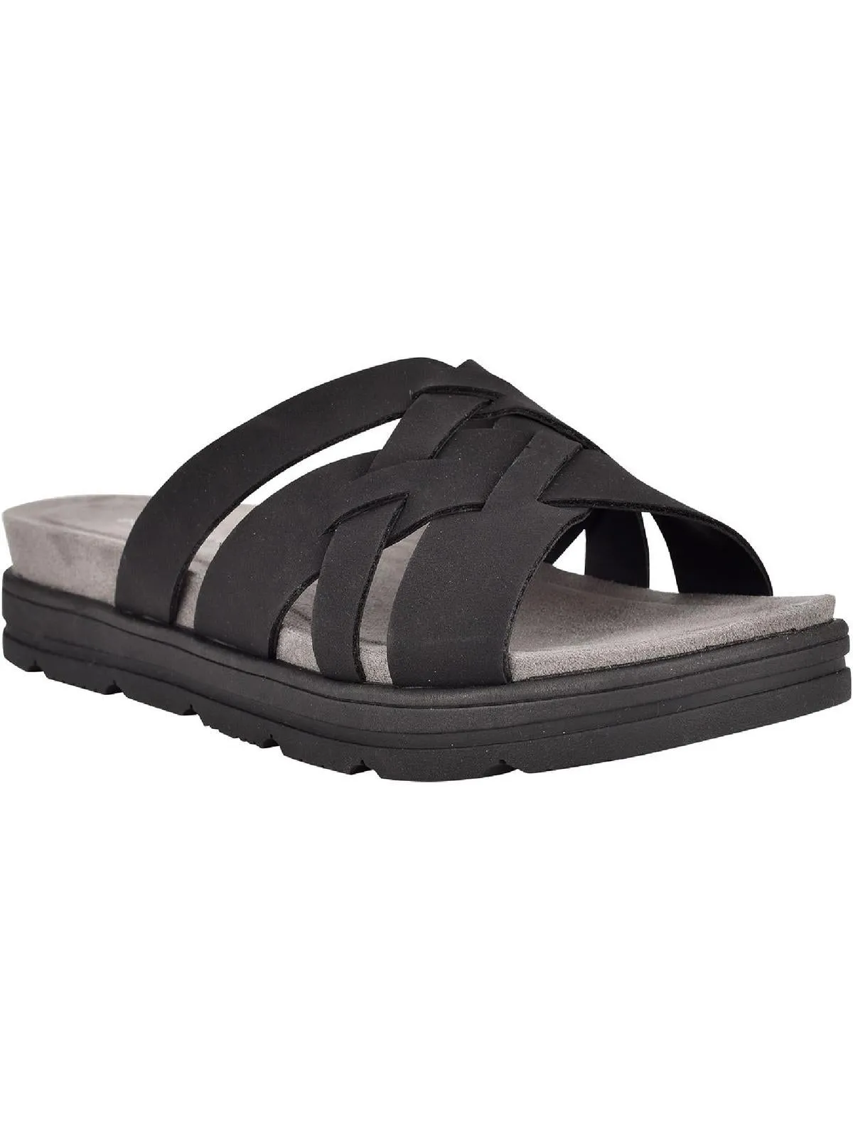 Star  Womens Padded Insole Flat Sandals
