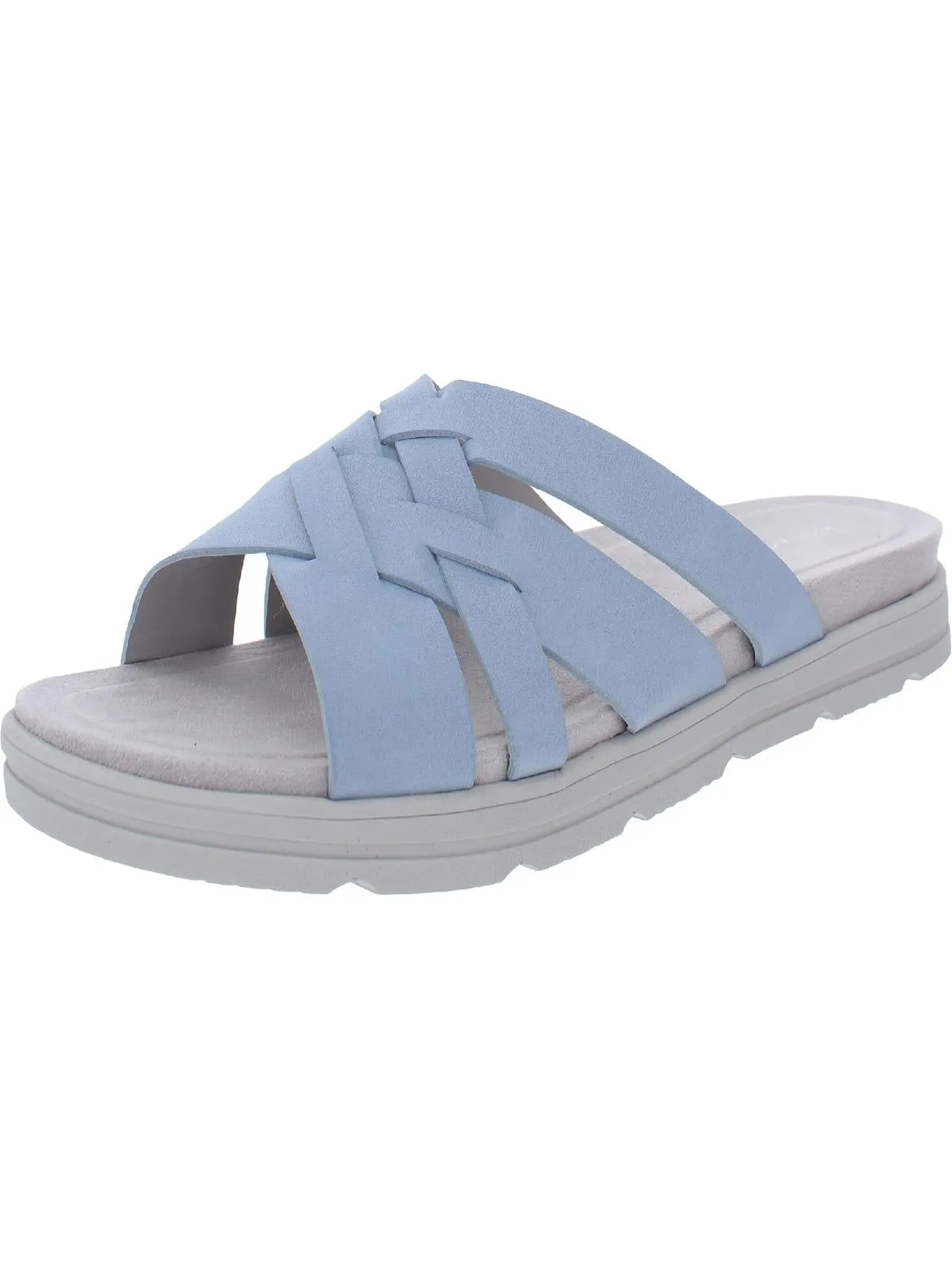 Star  Womens Padded Insole Flat Sandals